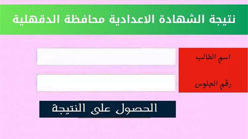 كيفية الحصول على نتيجة الشهادة الإعدادية لمحافظة الدقهلية.. 7 خطوات