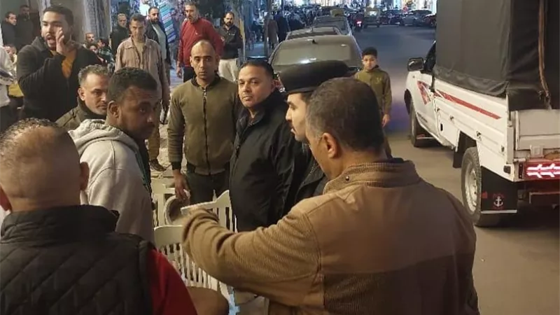 حملة مسائية مفاجئة والتحفظ على 350 حالة اشغال وتعديات