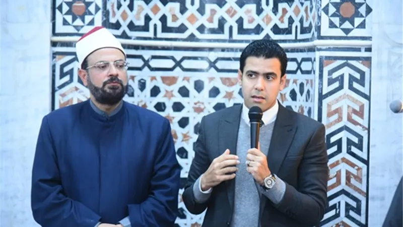 افتتاح مسجد عباد الرحمن بمنطقة وادي الرمل غرب مدينة مرسي مطروح