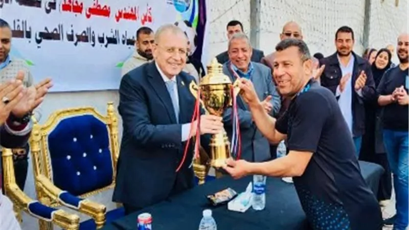 مياه القليوبية تدعم الأنشطة الرياضية وتنظم دوري كرة القدم
