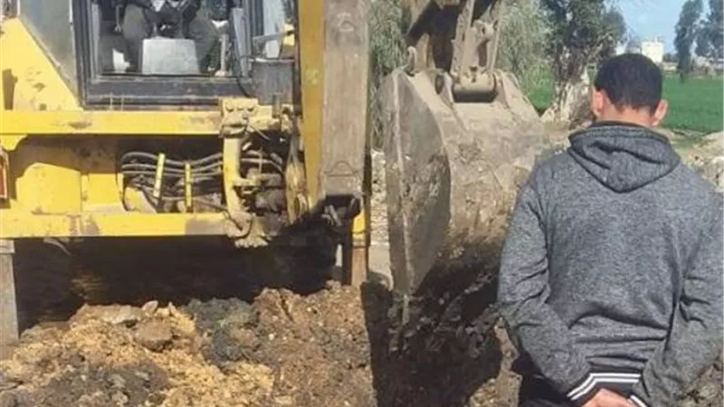 محافظ كفر الشيخ يوجه بإصلاح كسر خط مياه الشرب بسيدي سالم