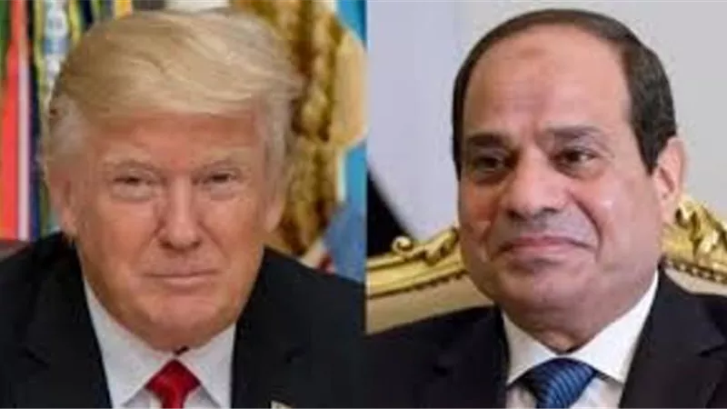 الرئيس السيسى يؤكد لترامب أهمية تثبيت وقف إطلاق النار بغزة