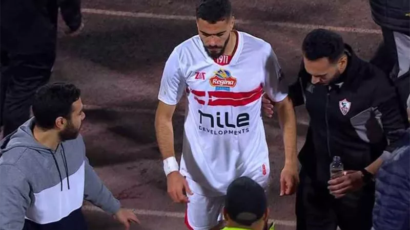 طبيب الزمالك يكشف أخر تطورات اصابة بنتايج أمام بيراميدز