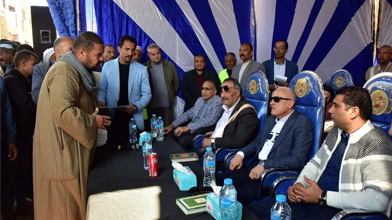 محافظ الأقصر يوجه برفع كفاءة الوحدة الصحية لأهالى قرية الصعايدة