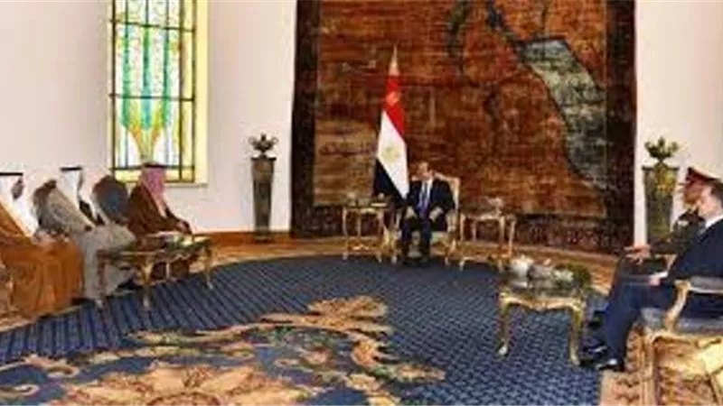 الرئيس يعرب عن تقدير مصر للمواقف الكويتية الداعمة للقضية الفلسطينية