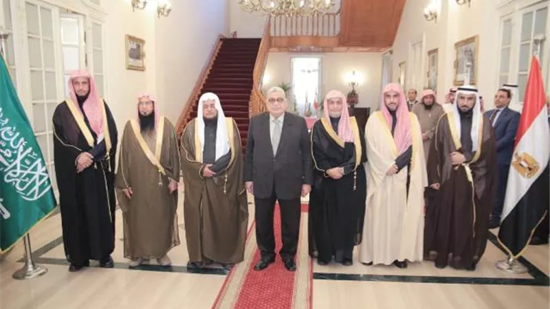 رئيس مجلس الدولة: حريصون على تعزيز التعاون مع القضاة الأشقاء في المحكمة الإدارية العُليا بالسعودية