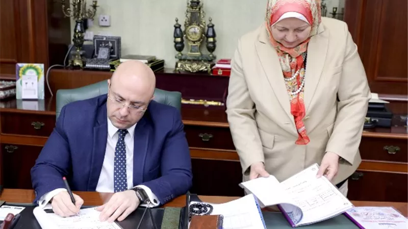 75.8% للإعدادية ببنى سويف و76.5% للمهنية و83.3% للنور مكفوفين