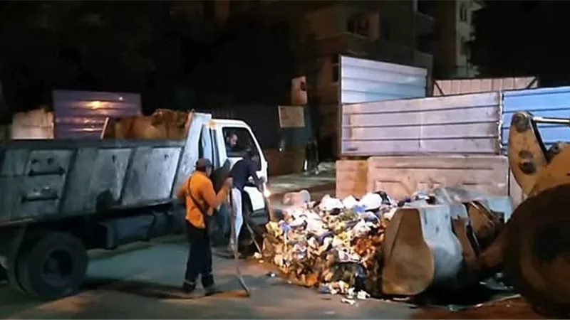 رفع ٢٩٢ طن مخلفات بنطاق حى شرق الإسكندرية