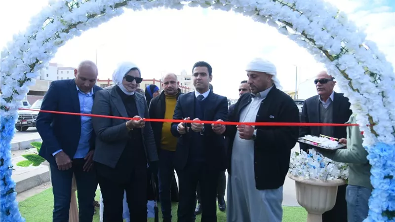 افتتاح سوق اليوم الواحد بمنطقة حى الشروق بالكيلو ٧ بمرسى مطروح
