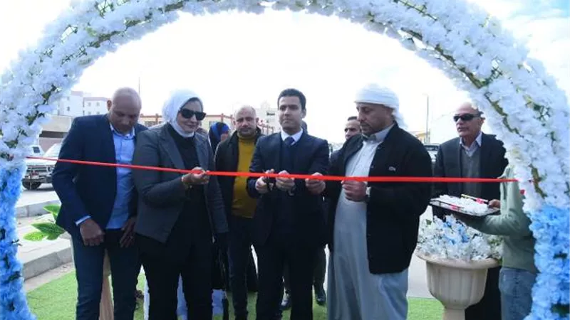 افتتاح سوق اليوم الواحد بمنطقة حى الشروق فى مرسي مطروح
