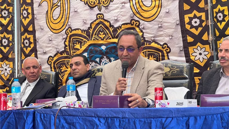 محافظ قنا يضع حجر الأساس لمحطة رفع الصرف الصحي الرئيسية بالامل