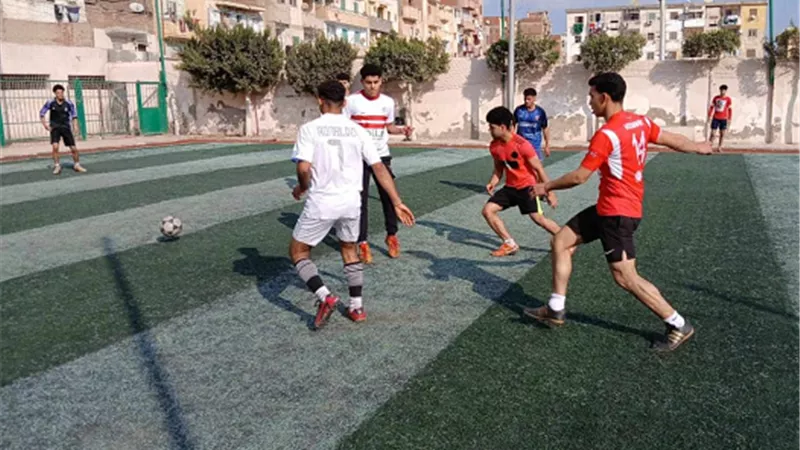 دوري خماسى القدم بالغربية فوز محلة ابوعلى والعامرية
