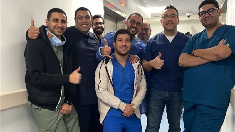 نجاح عملية طبية جديدة بجامعة حلوان داخل مستشفى بدر الجامعى.. صور