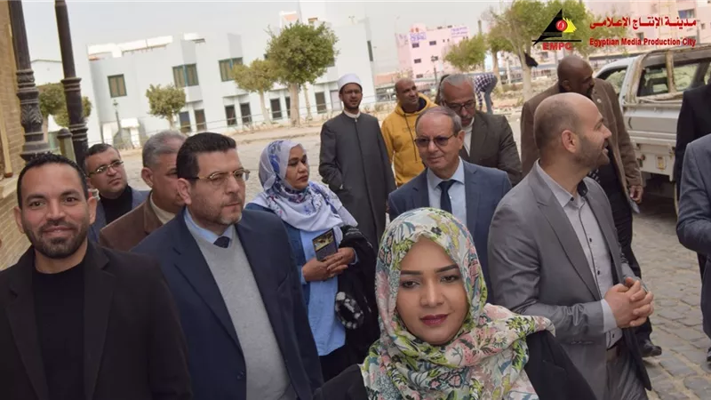 وفد إتحاد إذاعات دول منظمة التعاون الإسلامي يزور مدينة الإنتاج الإعلامي