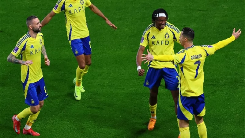 شاهد .. رباعية النصر فى شباك الوصل بدورى أبطال اسيا