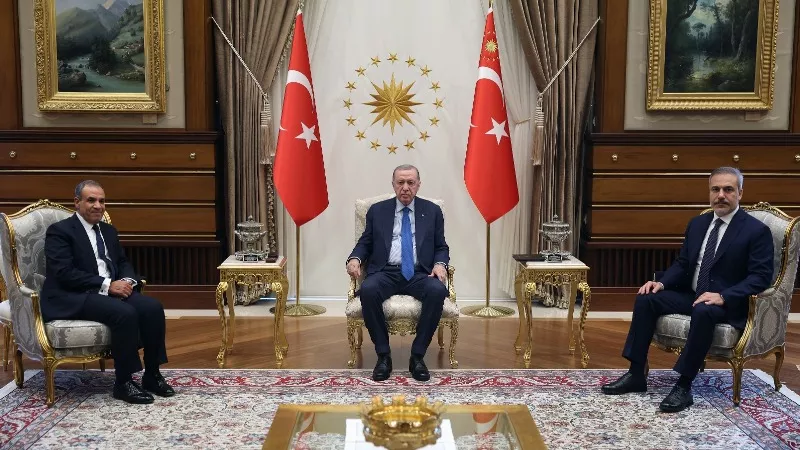 وزير الخارجية ينقل تحيات الرئيس السيسي إلى نظيره التركي