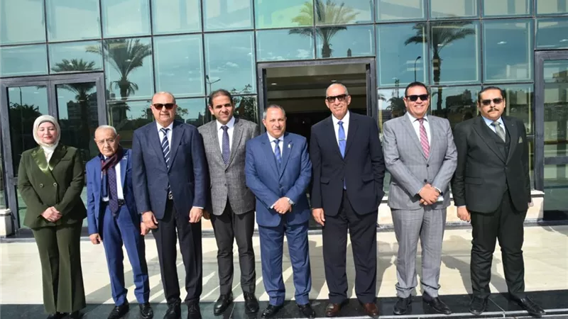 محب حبشى يحضر اجتماع مجلس أمناء جامعة شرق بورسعيد الأهلية