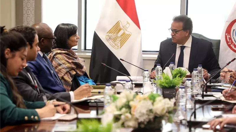 وزير الصحة يبحث مع التحالف العالمي للقاحات توسيع آفاق التعاون