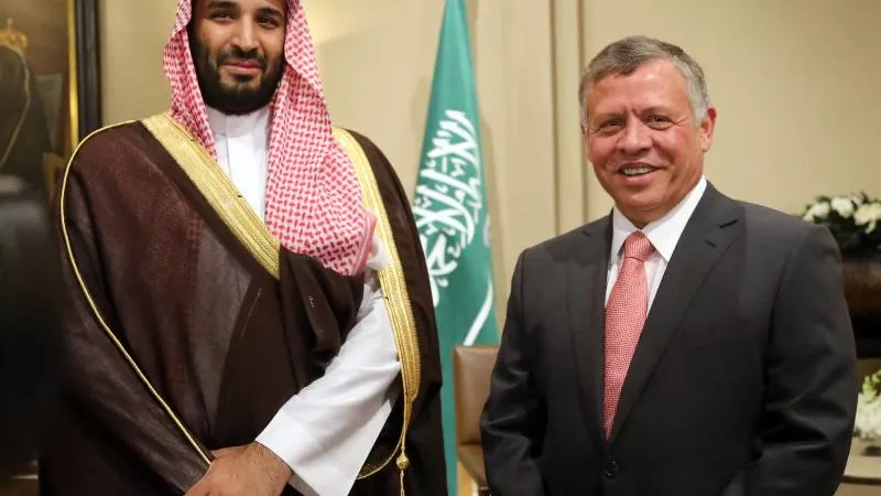 ملك الأردن وولي العهد السعودي يبحثان تطورات الأوضاع في المنطقة