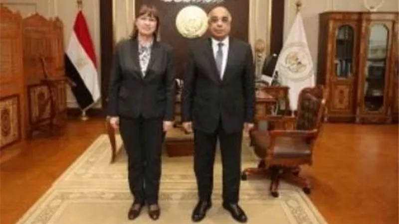 وزير العدل يستقبل المنسق المقيم للأمم المتحدة فى مصر