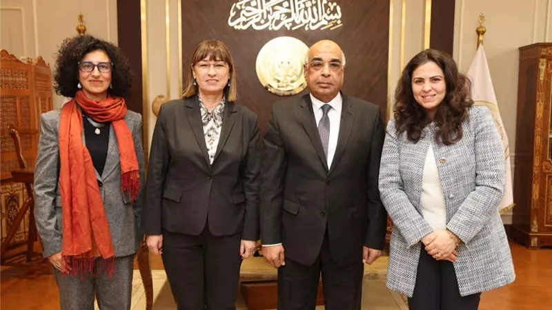 وزير العدل يستقبل المنسق المقيم للأمم المتحدة في مصر