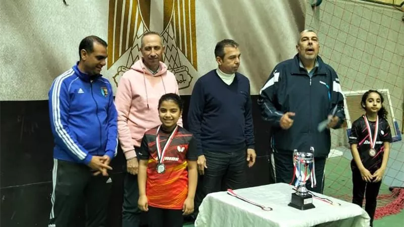 روضة إبراهيم تحصد فضية بطولة الجمهورية لتنس الطاولة