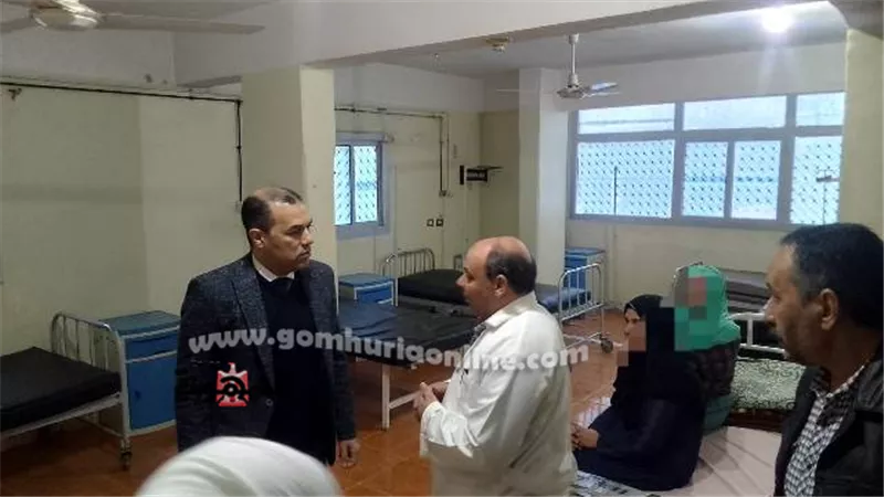 مدير صحة البحيرة يتفقد مستشفى السخاوى و المركز الطبى بابو حمص