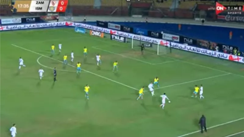 بعد مرور 40 دقيقة الزمالك يتقدم علي الإسماعيلي