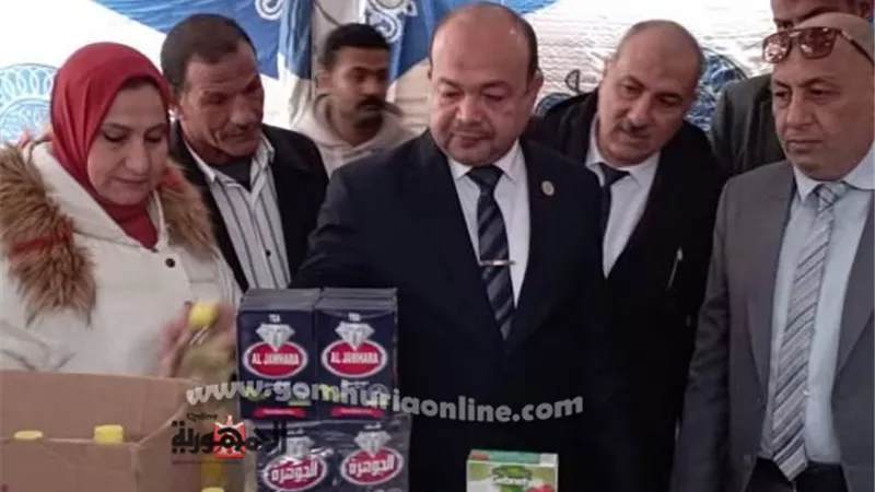 إفتتاح سوق اليوم الواحد بكفر البطيخ
