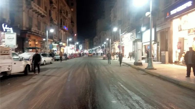 حملة ازالة مسائيه بمحطة الرمل بالإسكندرية