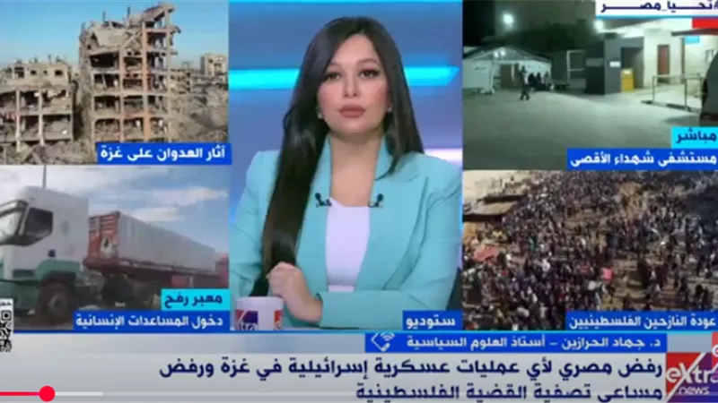 جهاد الحرازين: مصر مساندة وداعمة للشعب الفلسطينى وقضيته على مر العصور