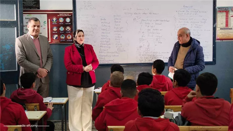 لجنـة وزاريـة تتفقد مـدارس دميـاط مع إنطلاق الفصل الدراسي الثانى