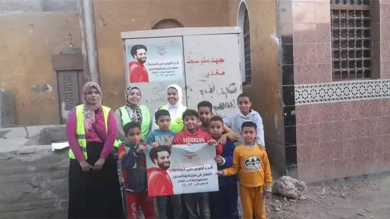 حملة لصندوق مكافحة الادمان وحماية الطفل بالأقصر