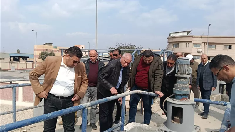 رئيس الجهاز: رفع كفاءة محطات المياه والصرف الصحي بمدينة العبور