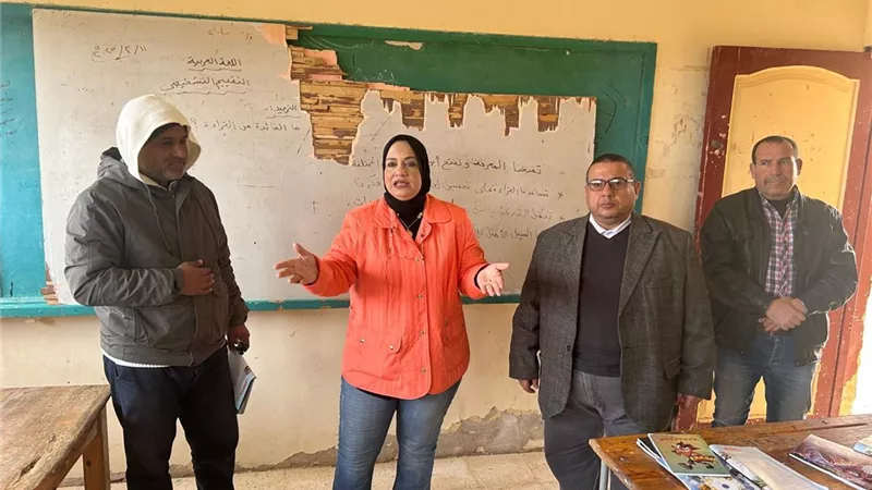 وكيل تعليم مطروح تحيل مدير مدرسة السوينات وبعض المعلمين للتحقيق