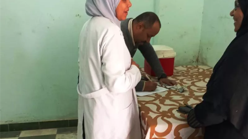 إفتتاح مكتب تطعيمات الحجاج والمعتمرين بدراو