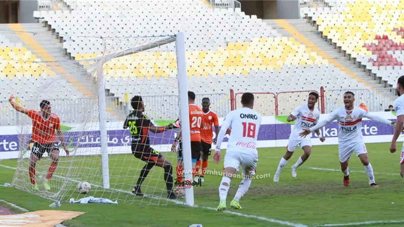الدوري المصري| الزمالك يتقدم على فاركو بهدف بالشوط الأول.. فيديو