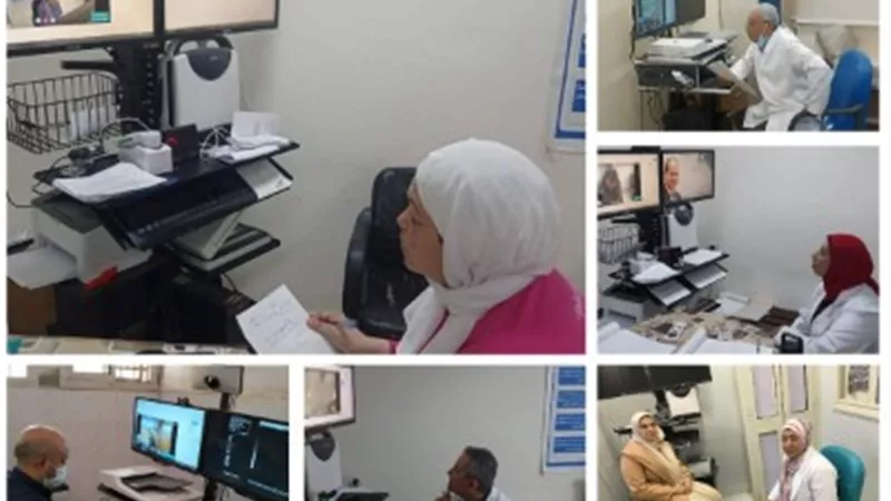 مساعد وزير الصحة يوجه الشكر لفرق التشخيص عن بعد بالقليوبية