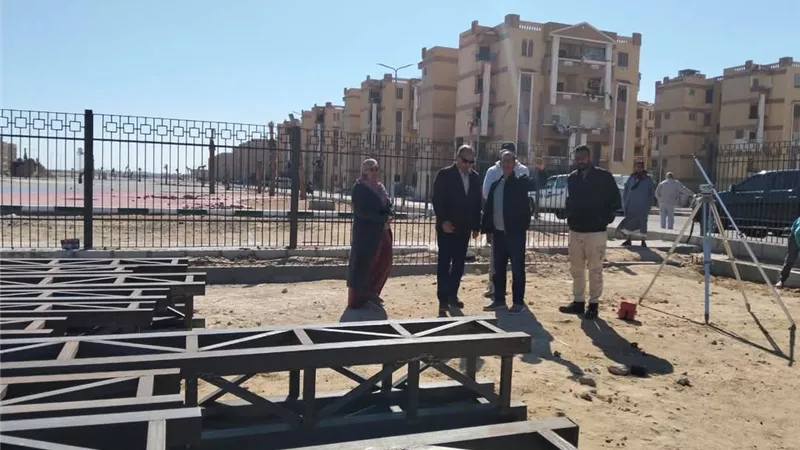 حماية في جولة تفقدية لبعض المشروعات المنفذة بمدينة الغردقة