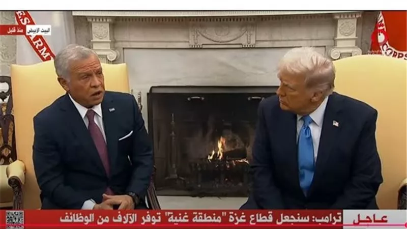 العاهل الاردني: العرب سيأتون برد على ترامب بشأن غزة وننتظر خطة مصر