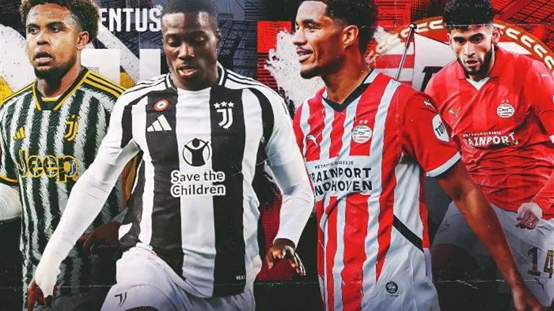 تشكيل مباراة يوفنتوس وأيندهوفن الليلة بملحق دوري أبطال أوروبا