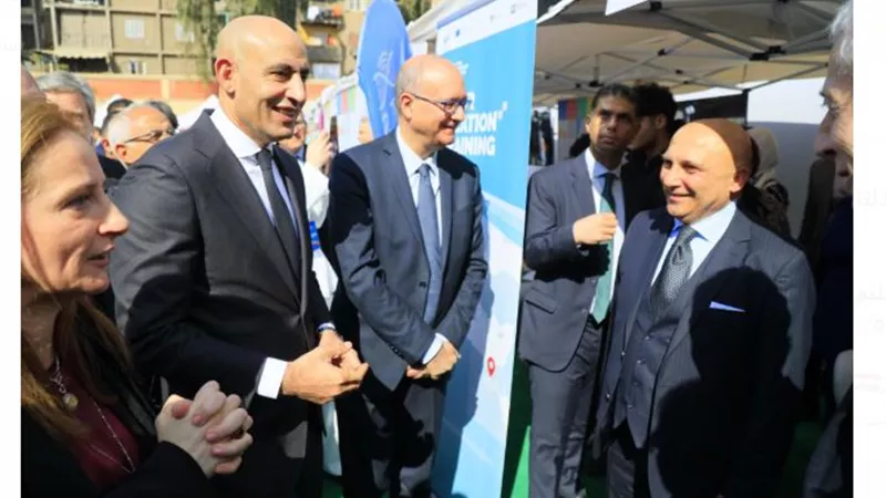 وزير التربية والتعليم ونظيره الإيطالى يتفقدان معهد السالزيان