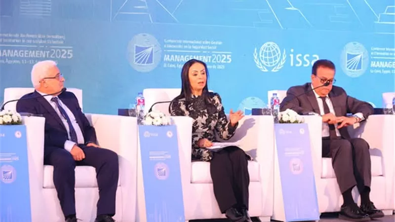 وزيرة التضامن تشهد افتتاح المؤتمر الدولي للابتكار في الضمان الاجتماعي