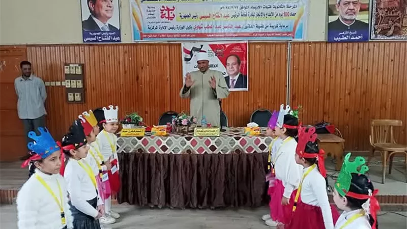 كفر الشيخ الأزهرية تُنظم قافلة بعنوان حصاد 100 يوم من الإبداع