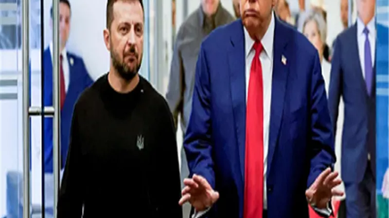 زيلينسكي: ناقشت مع ترامب فرص التوصل الى السلام فى أوكرانيا
