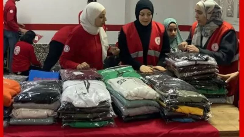 قوافل إنسانية للأشقاء بقطاع غزة من أهالي دمياط