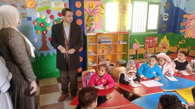 وكيل تعليم كفر الشيخ يتفقد المدارس للتأكد من انتظام الدراسة