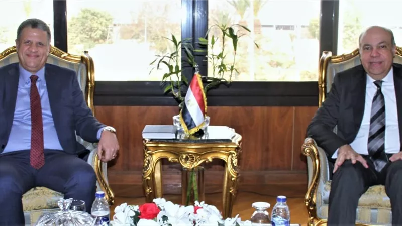 الحفنى يلتقي بوفد مستشفى (King's College Hospital ) ورئيس الغرفة التجارية المصرية البريطانية