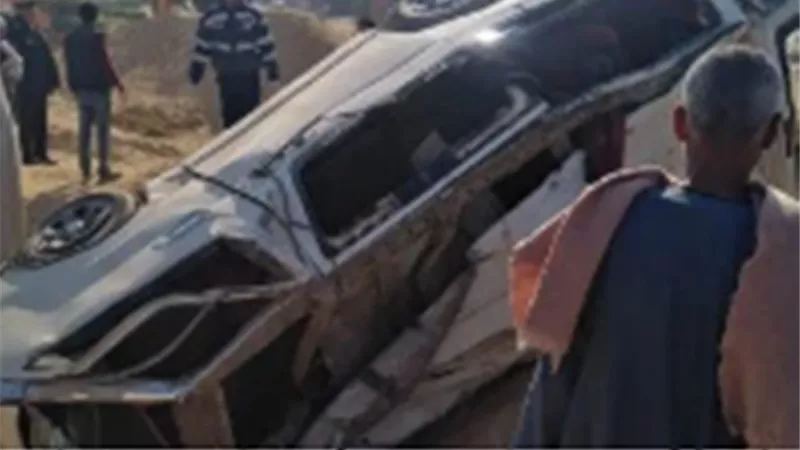 أسماء المصابين في انقلاب سيارة ميكروباص بصحراوي قنا