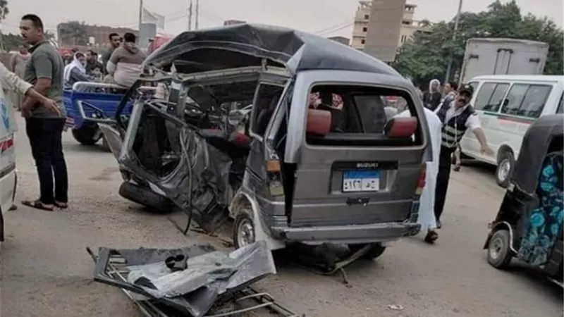 إصابة 6 أشخاص فى تصادم سيارتين بالدقهلية..بالأسماء
